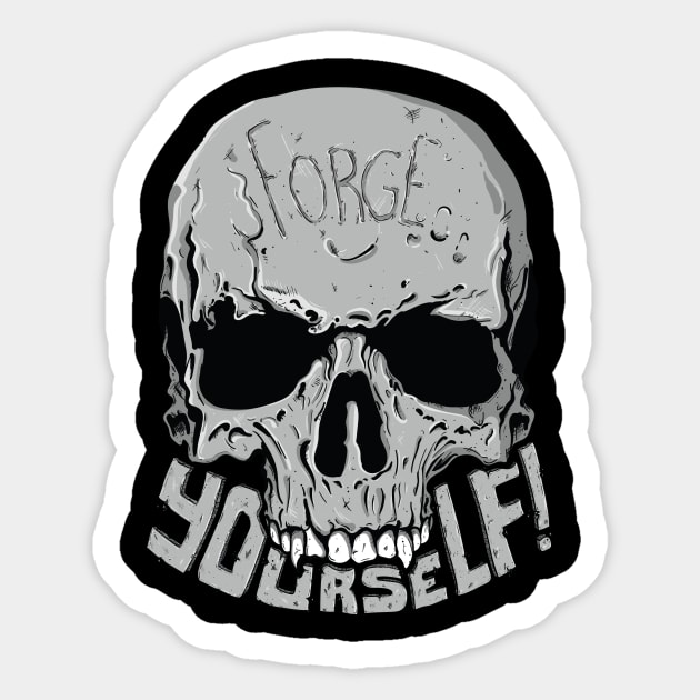 FORGE YOURSELF Sticker by snevi